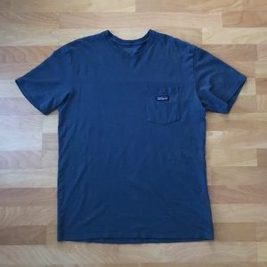 Patagonia Basic Pocket Tee Light Blue Shirt